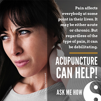 pain relief with acupuncture