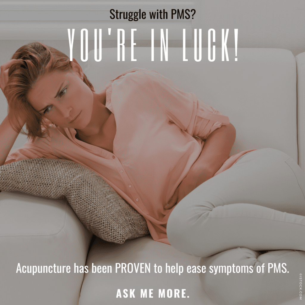Acupuncture for PMS in Minneapolis / Twin Cities Acupuncturist