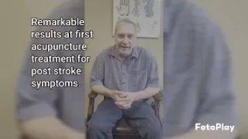 acupuncture for post stroke